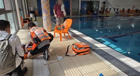 بيت حنينا: إنقاذ رجل ستيني من مسبح 