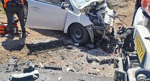 مصرع سيدة من بيت جن وإصابة نجلها بجروح خطيرة في حادث طرق قرب كفر سميع