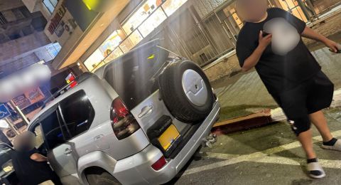 شاب يبلغ 13 عامًا يقود سيارة دون رخصة في القدس… والشرطة توقفه وتمنع استخدام المركبة