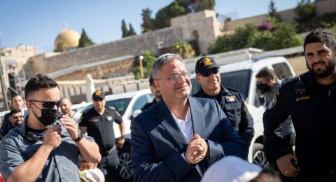 بن غفير في مراسم تبديل قائد شرطة القدس: “جبل الهيكل لنا إلى الأبد”!