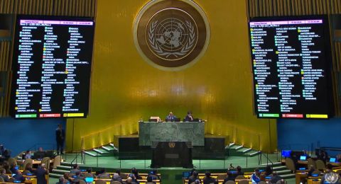 143 دولة تصوّت لصالح "عضوية فلسطين" في الأمم المتحدة
