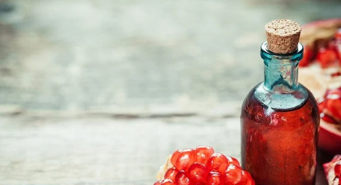 زيت بذور الرمان: 