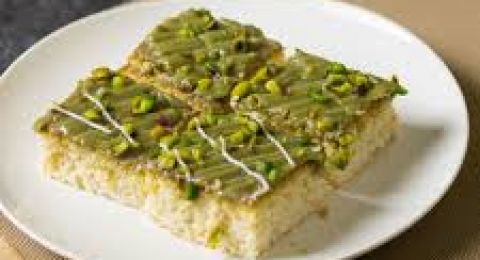 حلا الفستق الحلبي الصحي