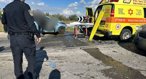 إصابة خطيرة لفتي في حادث سير بالنقب