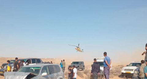 إصابة رجل بجراح متوسطة إثر انقلاب مركبة 