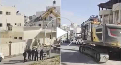 كفر قاسم: جرافات تهدم منزلًا تحت حراسة مشددة من الشرطة