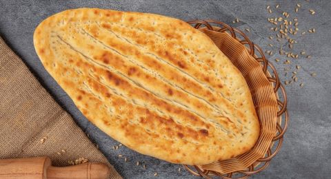 خبز النان الهندي بالفرن