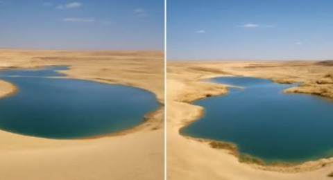 رعب واسع في مصر بعد ظهور بحيرة بشكل غامض ومفاجىء.. والحكومة تصدر بيانا