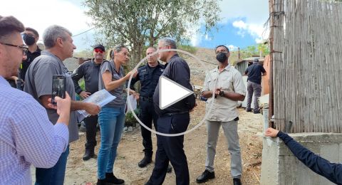 بن غفير يقتحم أم الفحم ويوجه الشرطة لهدم منشآت ومنازل