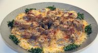 شيش طاووك مع الرز - مطبخ منال العالم