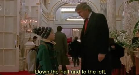 ممثل شهير يكشف عن مفاجأة بشأن ظهور ترامب في الفيلم الأمريكي الشهير وحيد في المنزل