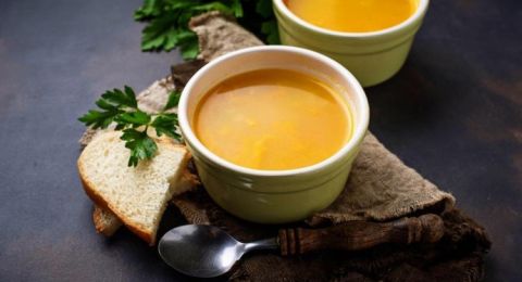 شوربة القرع والبطاطس