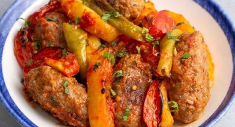 صينية كفتة بالخضار