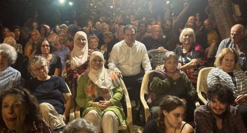 قطعان اليمين الفاشي تحاول الاعتداء على النائب عودة في برديس-حنا