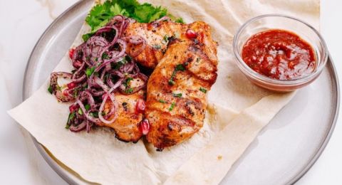 دجاج تكا بالفرن