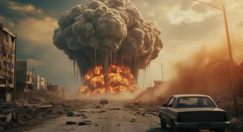 انفجارات وصواريخ تستهدف أحياء في دمشق