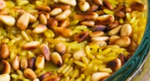 طريقة عمل الأرز البسمتى بالمكسرات