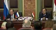 مشاهد من اللقاء بين وزيري خارجية مصر وروسيا في القاهرة مشاهد من اللقاء بين وزيري خارجية مصر وروسيا في القاهرة