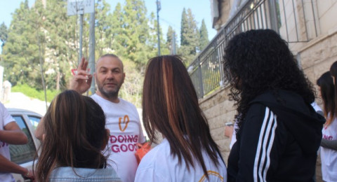 انطلاق يوم الاعمال الخيرية في الناصرة بمشاركة واسعة