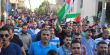 المئات من أهالي دبورية في مظاهرة غضب "سلمية" نصرة للشعب الفلسطيني