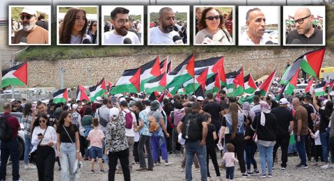 مشاركو مسيرة العودة لـ"بكرا": حق العودة مقدس، ونحن "الشعب الفلسطيني"