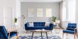 الأثاث الأزرق في البيت، له رونقًا خاصًا