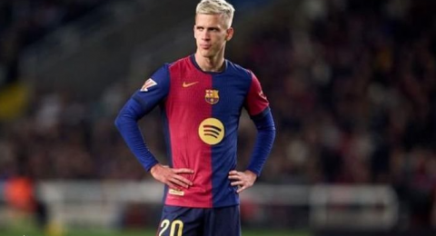 برشلونة يطمئن جماهيره بعد الاطمئنان على حالة أولمو الصحية