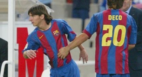 في ذكرى ظهوره الأول منذ 21 عاما بقميص برشلونة.. تعليق مثير ليونيل ميسي