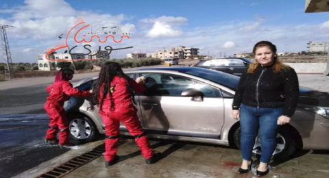 افتتاح أول مغسل سيارات سوري 