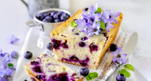 رغيف الليمون والتوت الأزرق