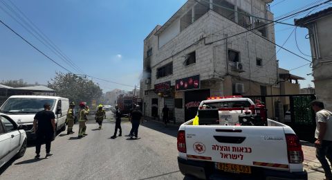 إعتقال مشتبهًا بإضرام النار في شقة في باقة الغربية بعد دقائق من وقوع الحريق