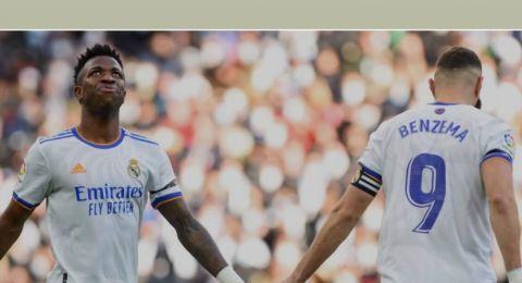 فينيسيوس جونيور يتلقى رسالة تهنئة من كريم بنزيما