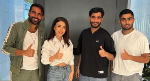 صورة تجمع ماغي بو غصن بنجوم كويتيين تثير تفاعلاً واسعاً