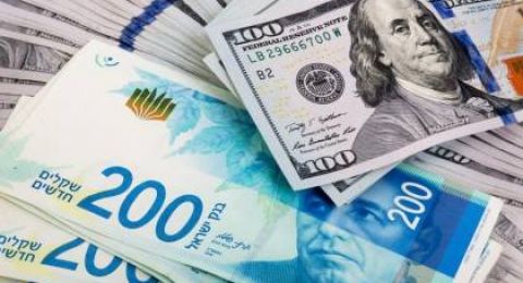 الدولار مقابل الشيكل.. أسعار صرف العملات