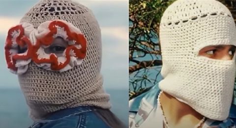 فنانة تخفي ملامحها بقناع... و