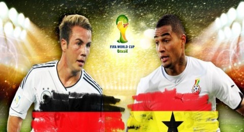 أهداف مباراة المانيا و غانا