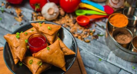 سمبوسة البف المقرمشة