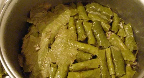 طريقة مبتكرة لتخزين ورق العنب بدون سلق