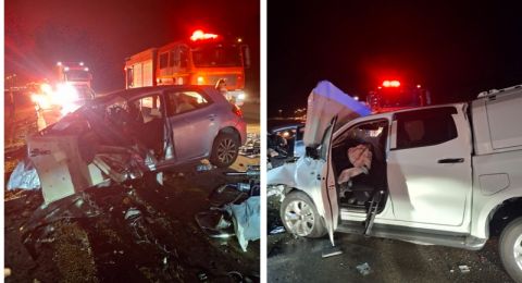 مصرع سيدة وإصابة آخرين في حادث طرق على شارع  90