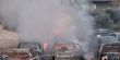 يركا: اندلاع حريق كبير بمجمّع لخردة السيارات