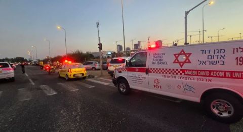 إصابة حرجة لسائق دراجة نارية على شارع 44 قرب اللد