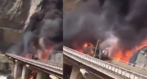 مأساة في المدينة المنورة.. عشرات المعتمرين الهنود يفقدون حياتهم في حادث تصادم مع صهريج نفط