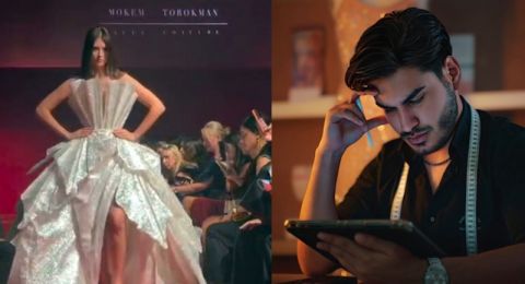 مقيم الدين تركمان ابن مدينة حيفا يبدع في عرض أزياء عالمي مبهر بدبي