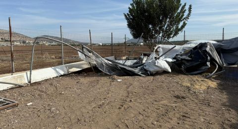 هدم دفيئة (منشأة زراعية) في إكسال رغم وثيقة رسمية تؤكد قانونيتها