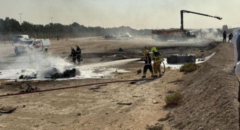 مقتل طيار في تحطم مقاتلة هندية في معرض دبي للطيران