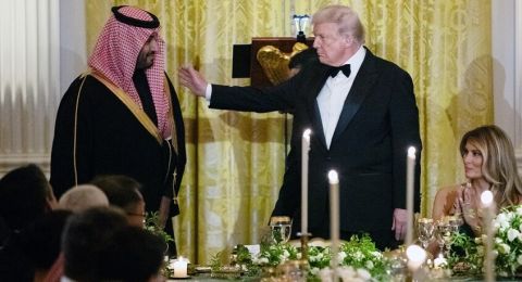 ترامب يرفض إحراج ضيفه.. وبن سلمان يجيب بحزم عن سؤال حول خاشقجي