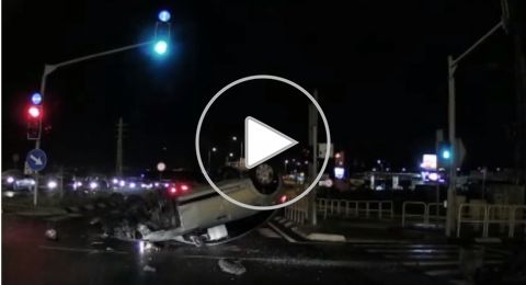 سائق من اللقية، حاول الهرب من الشرطة وهذا ما حدث..