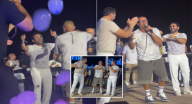 بالفيديو:أحمد حلمي وعمرو يوسف يفاجئان عمرو دياب على المسرح بالفيديو:أحمد حلمي وعمرو يوسف يفاجئان عمرو دياب على المسرح