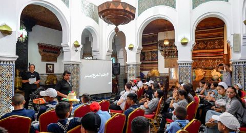 أطفال القدس يتلمسون بتطوان خطى تلاميذ مغاربة تلقوا تعليمهم بمدينة نابلس خلال القرن الماضي