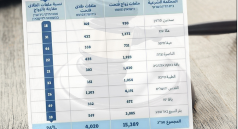 تقرير المحاكم الشرعية: ارتفاع ملحوظ في قضايا الطلاق والحضانة والنفقة